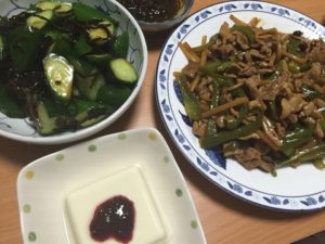 チンジャオロース定食