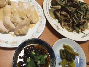 鶏むね肉の味噌漬け定食