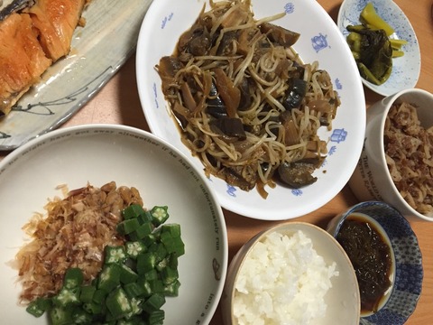 手抜き寄せ集め和定食