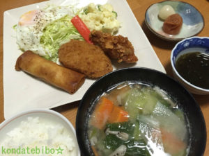 野菜たくさん味噌汁