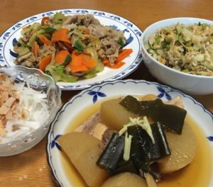 ぶり大根定食