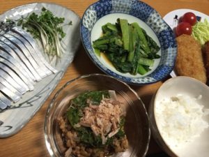 しめサバ和定食