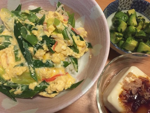 九条ねぎ玉子丼